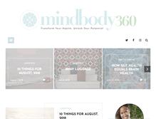 Tablet Screenshot of mindbody360.com